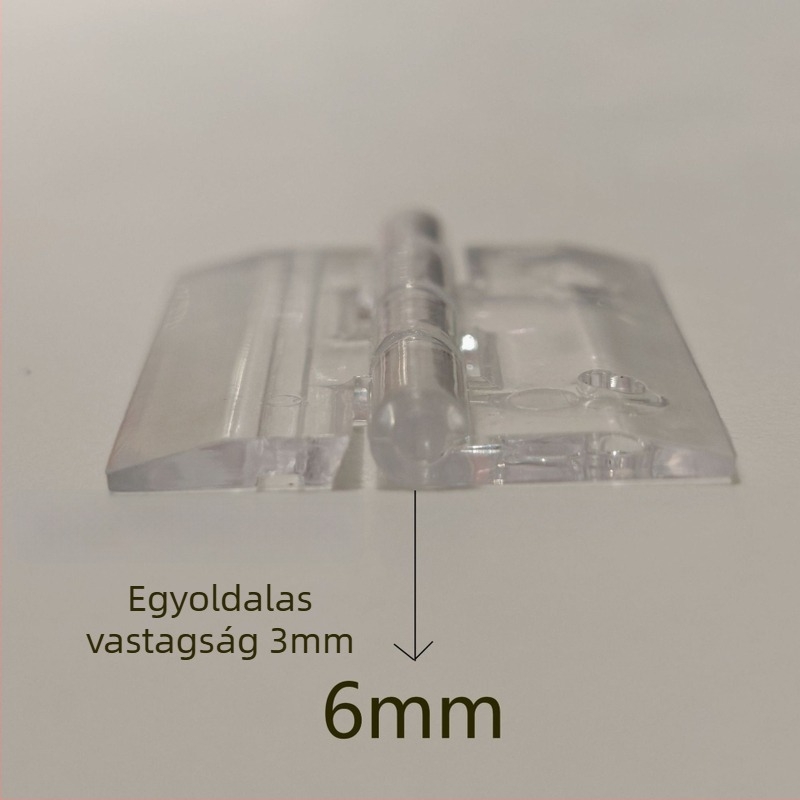 Egyoldalas perforált pánt szekrényajtókhoz, átlátszó DIY kiegészítő