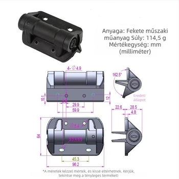 Állítható automata pánt alumíniumötvözetű ajtókeretekhez