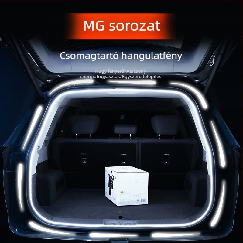 MG6 csomagtartó világítás és S5 belső atmoszferikus fénycsík MG4EV Mulan számára, MG9 módosított MG7 kiegészítők