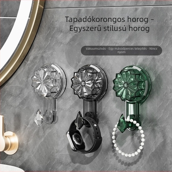 Könnyű luxus szívókampó – erős falra szerelhető, fürdőszobába és konyhába