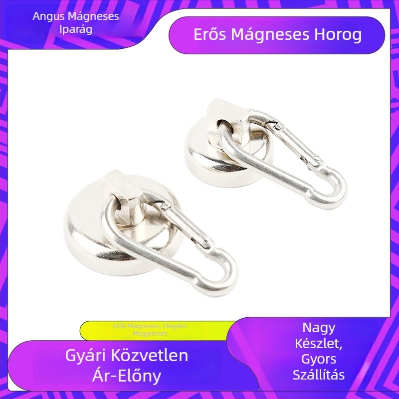 NdFeB erős mágneses karabiner szívófejjel hegymászáshoz