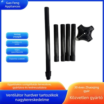 12 hüvelykes ventilátor oszlop – fémszerelvények hat lyukkal