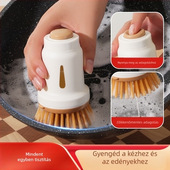 Automatizált folyadékadagolós mosogatós és fazék tisztító ecset, kiemelkedő minőségű feljavított modell a konyhának