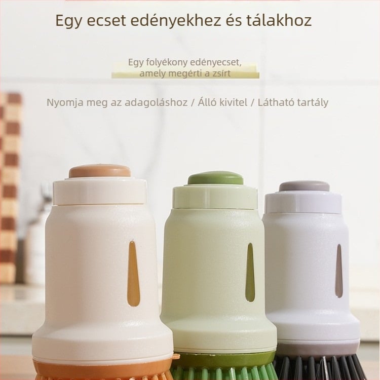 Automatizált folyadékadagolós mosogatós és fazék tisztító ecset, kiemelkedő minőségű feljavított modell a konyhának