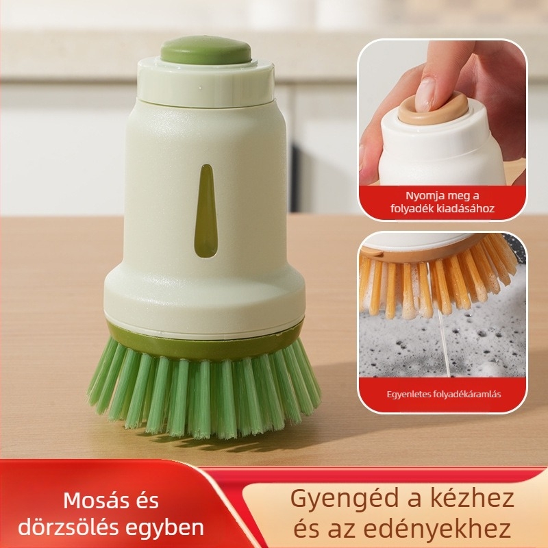 Automatizált folyadékadagolós mosogatós és fazék tisztító ecset, kiemelkedő minőségű feljavított modell a konyhának