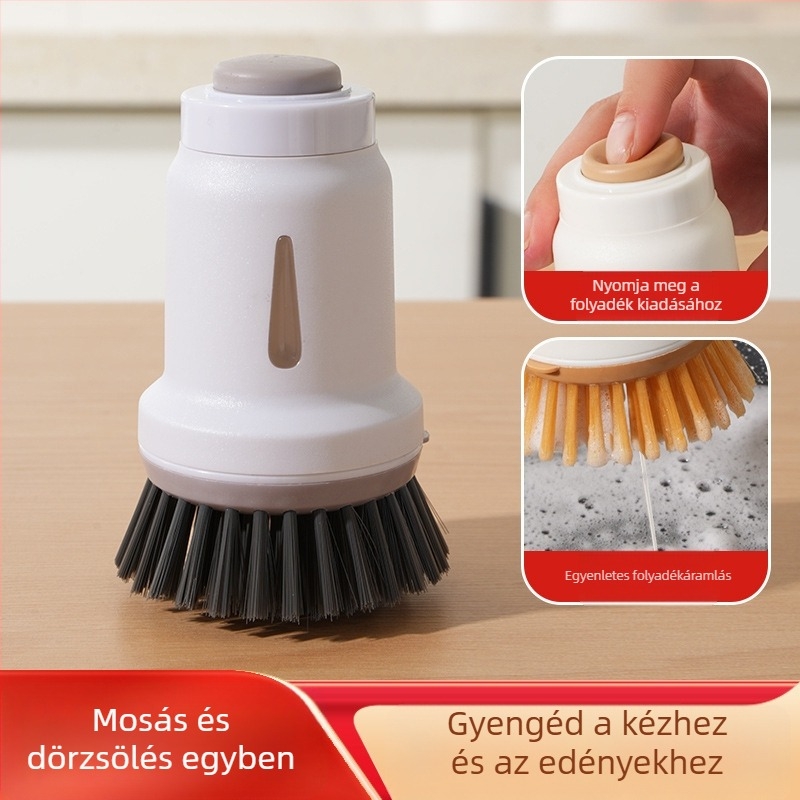 Automatizált folyadékadagolós mosogatós és fazék tisztító ecset, kiemelkedő minőségű feljavított modell a konyhának