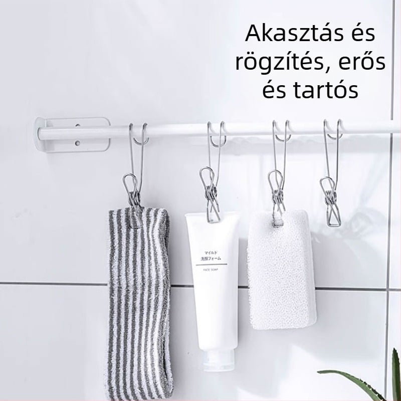 4 darabos készlet: akasztók, iratklipek és tárolóklipszek