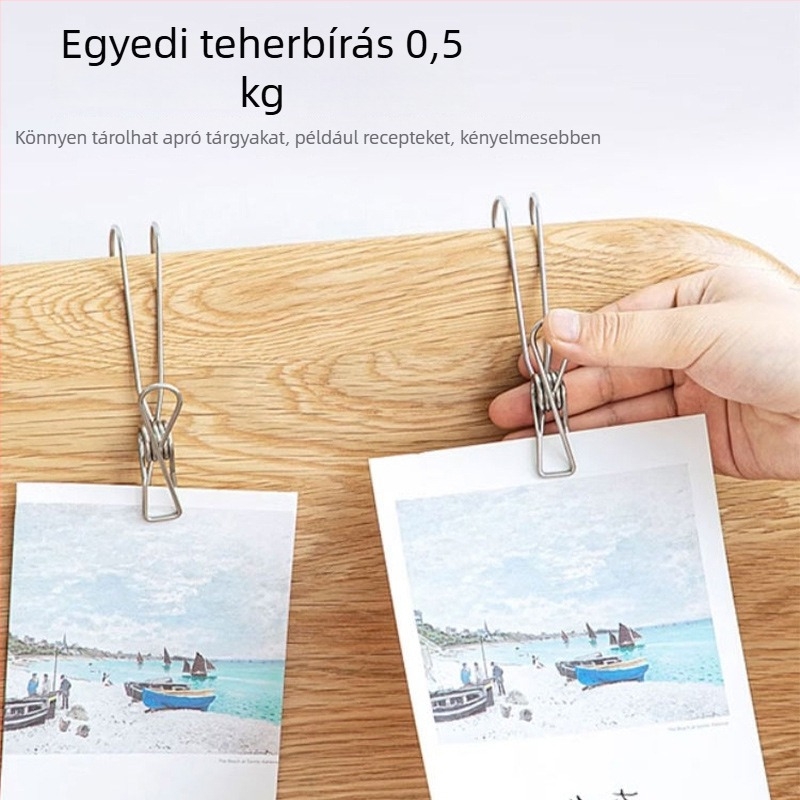 4 darabos készlet: akasztók, iratklipek és tárolóklipszek