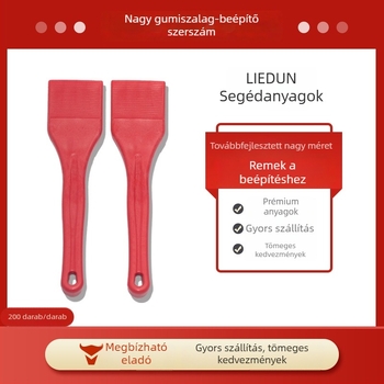 Többcélú ajtó- és ablakmontázs eszköz – PP anyagú, vastagodott, megerősített tömítőszalag és üvegnyomó pálca