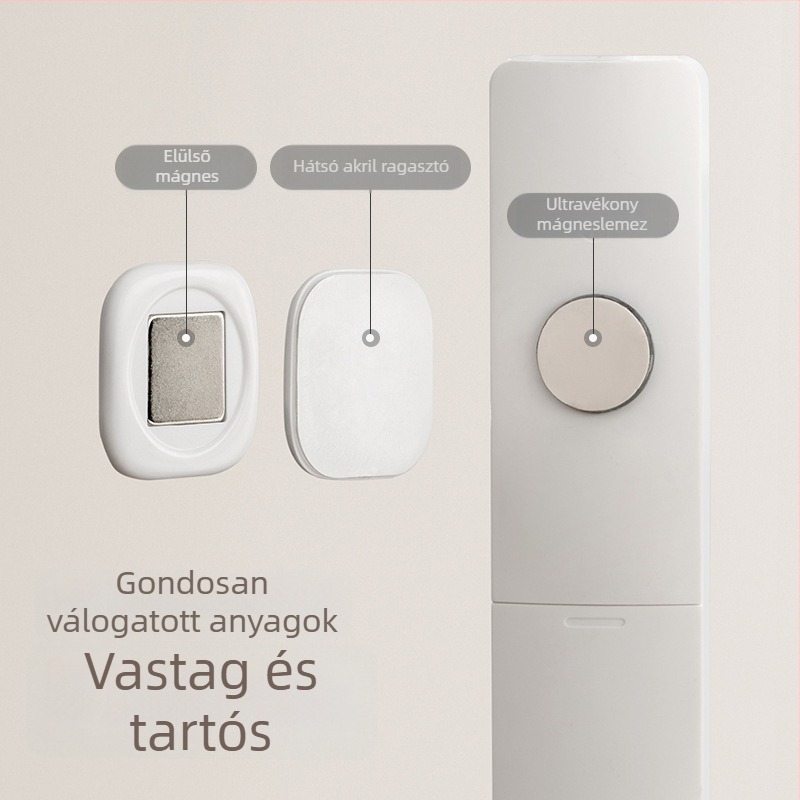 Fúrás nélküli mágneses falikampó távirányítókhoz szívókoronggal