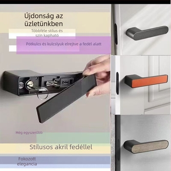 Olasz stílusú minimalist magnetikus ajtózár hálószobára, univerzális szobaajtó zár, csendes és környezetbarát