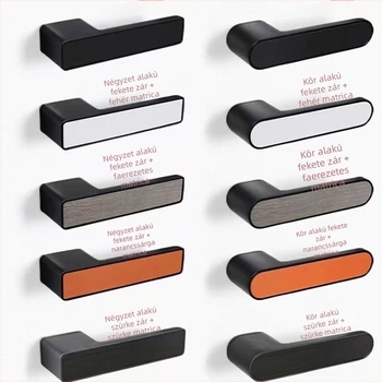 Olasz stílusú minimalist magnetikus ajtózár hálószobára, univerzális szobaajtó zár, csendes és környezetbarát