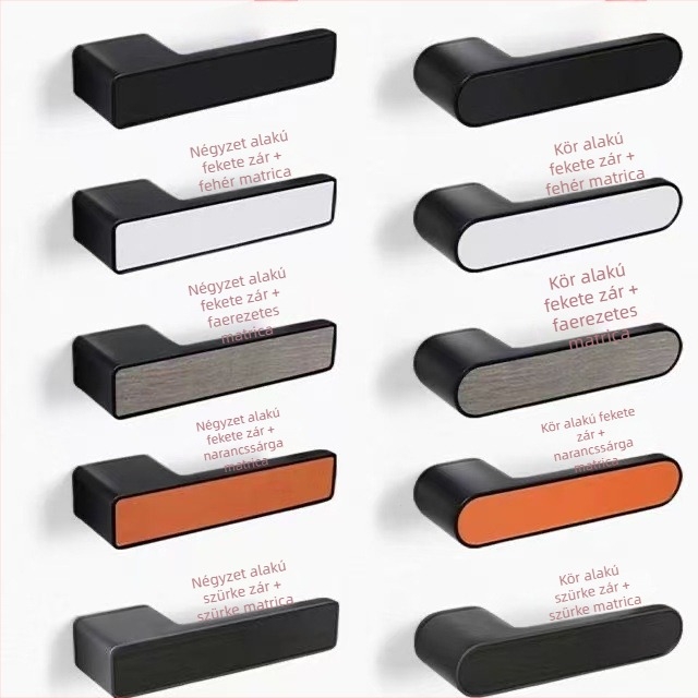Olasz stílusú minimalist magnetikus ajtózár hálószobára, univerzális szobaajtó zár, csendes és környezetbarát