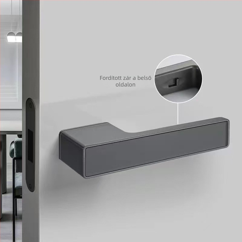 Olasz stílusú minimalist magnetikus ajtózár hálószobára, univerzális szobaajtó zár, csendes és környezetbarát