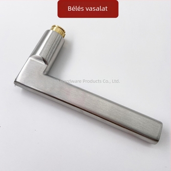 Beltéri ajtó kilincs készlet rozsdamentes acélból, anti-lopás, 304 rozsdamentes acél, matt felület, modell RTH101