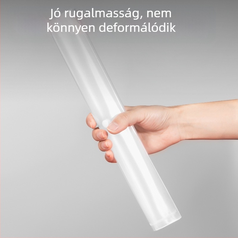 Deli PP10 A4 átlátszó dokumentumtartó taska snap zárással, gazdaságos 10 darabos csomag