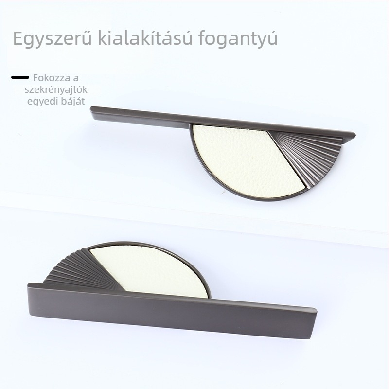 Kétajtós modern minimalista gardrób cinkötvözet fogantyúkkal arany és fekete színben, teljes magasságú dizájn