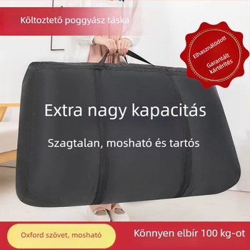 Oxford szövetből készült tároló táska, porálló, rendkívül nagy kapacitású költözéshez és tároláshoz