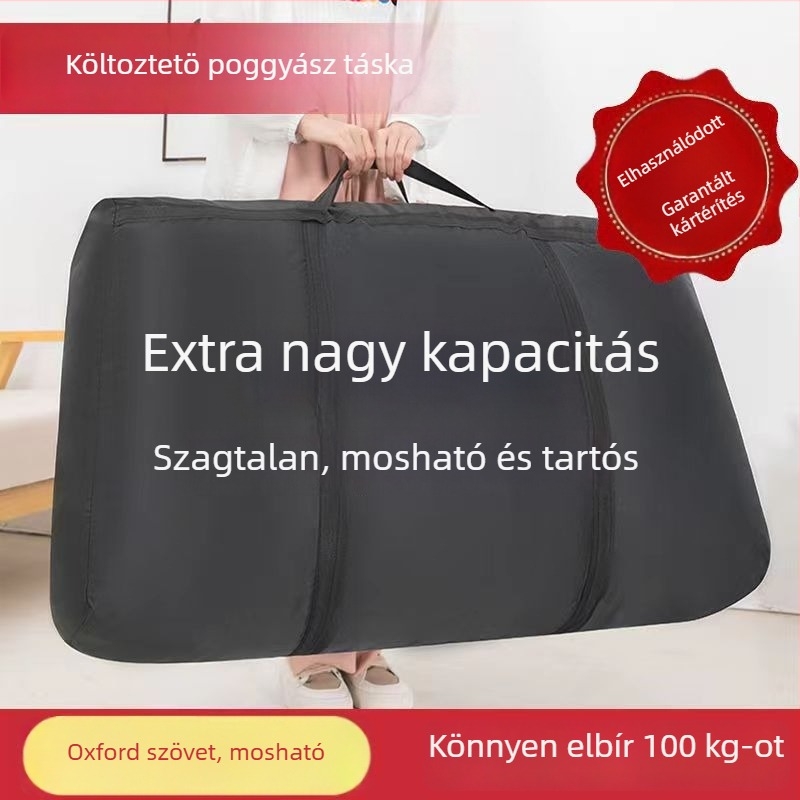 Oxford szövetből készült tároló táska, porálló, rendkívül nagy kapacitású költözéshez és tároláshoz