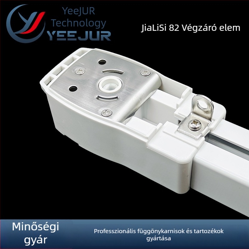 Elektronikus függöny: Cellis sín végátviteli doboza, 82-es motor kiegészítők a nyitáshoz és záráshoz, intelligens függöny