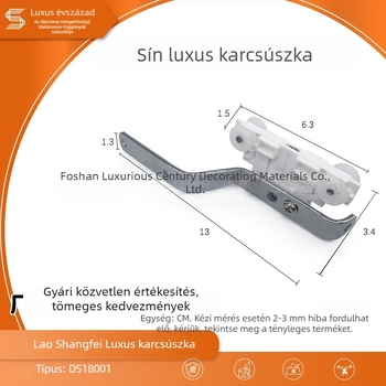 Elektromos függöny sín kiegészítők, luxus középső kart görgővel és kerékkel, csendes hajtófej, acél krómozott görgő