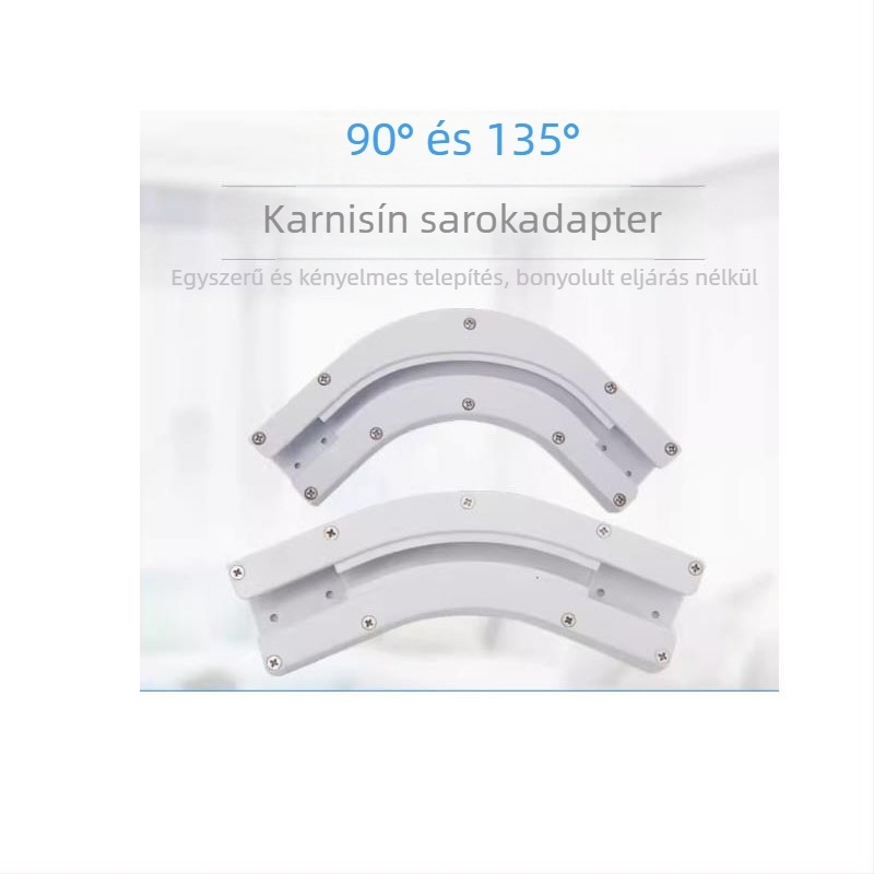 Bo Jia 90°/135°-os sarok elektromos függöny sín kiegészítő