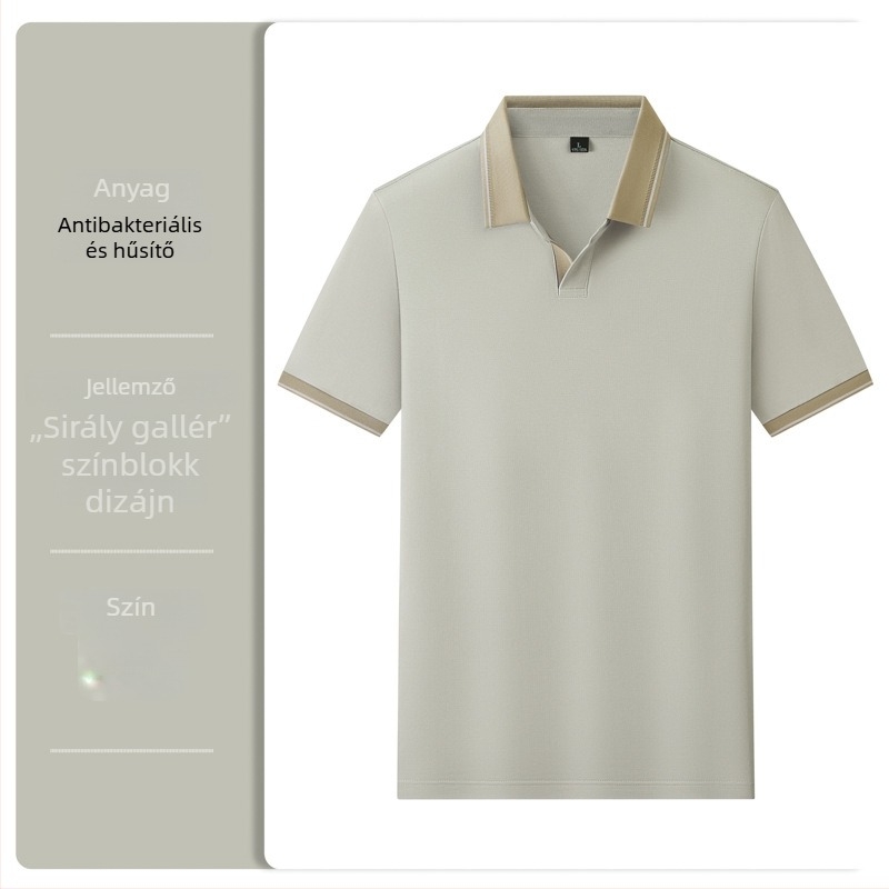 Hűsítő mulberry selyem polo ing irodai logóval – vállalati kultúra tervezés