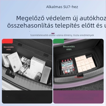 Xiaomi SU7/YU7 csomagtér alsó tároló doboz – belső autós szervező