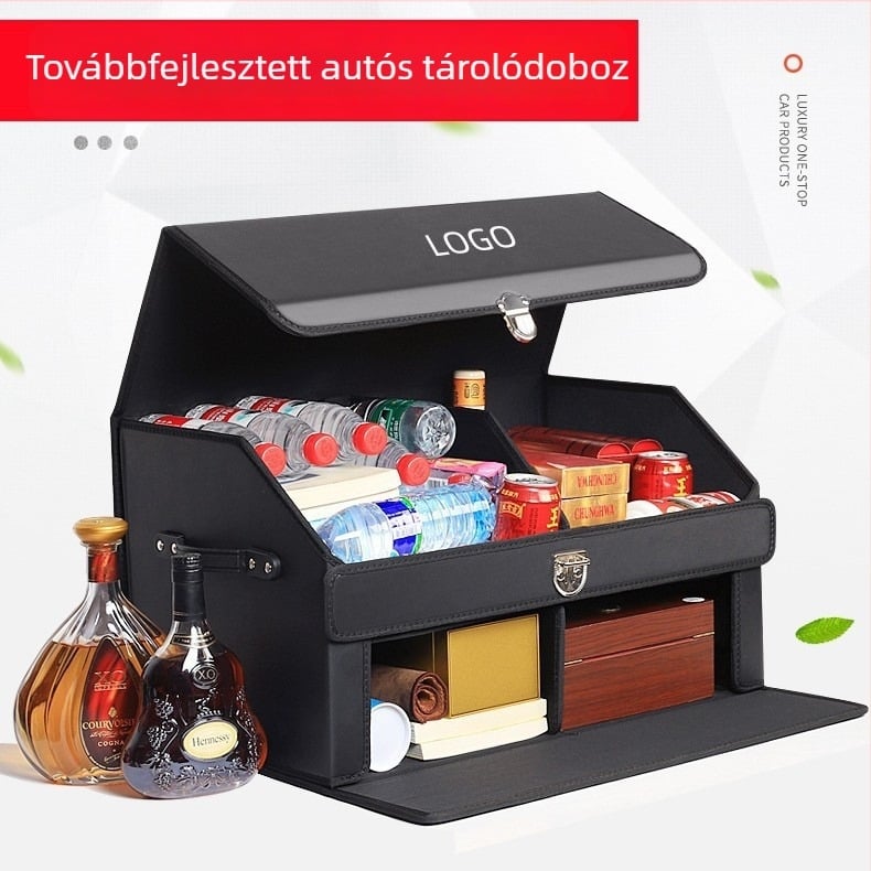 Összecsukható csomagtartó tároló doboz nagy kapacitású tároláshoz