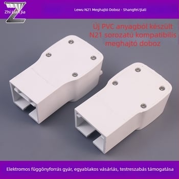 Okos elektromos függöny sínhez motor N21 átviteli dobozzal – Somfy/Jialis kompatibilis, alumíniumötvözet