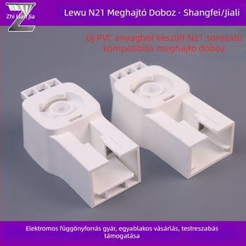 Okos elektromos függöny sínhez motor N21 átviteli dobozzal – Somfy/Jialis kompatibilis, alumíniumötvözet