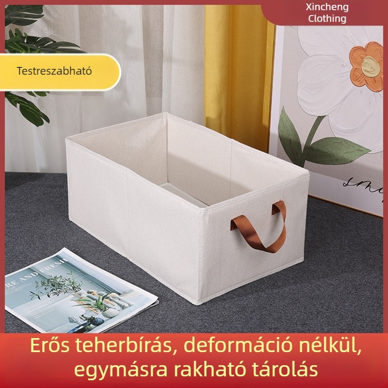Összecsukható ruhatároló doboz átlátszó ablakkal