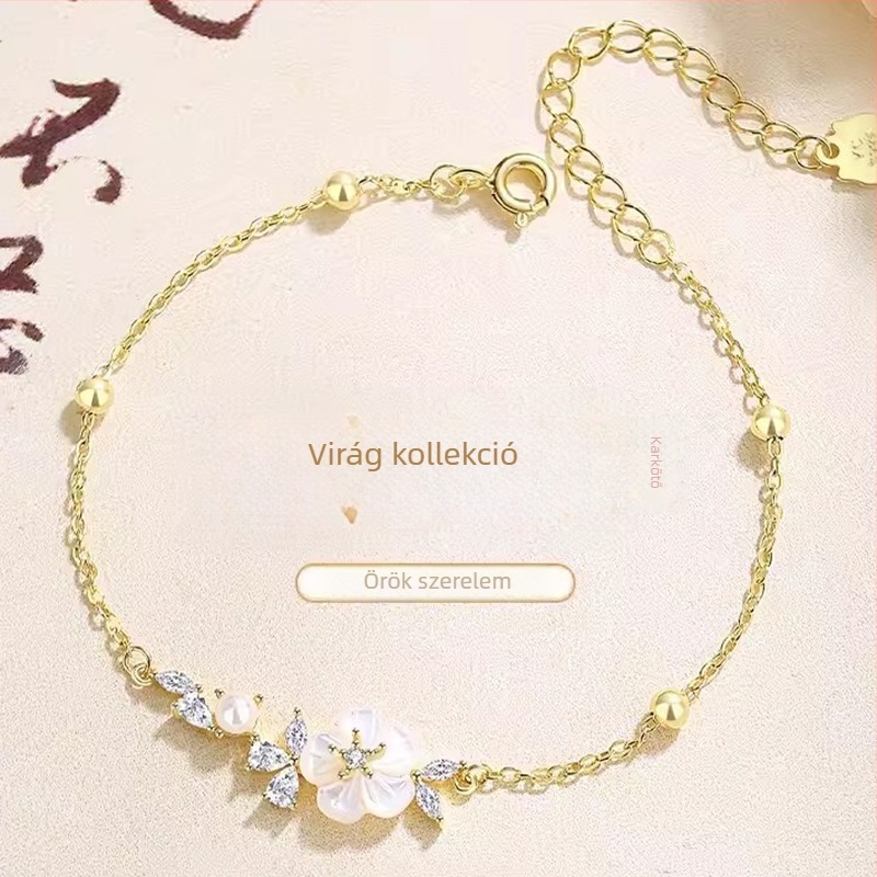 Kamélia karkötő nőknek - nyári könnyed luxus, nišikollekció
