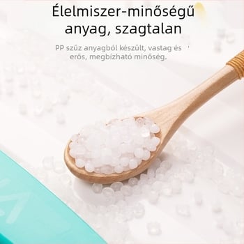 Camellia 68L Nagy műanyag tároló doboz fedővel ruhák, takarók és játékok számára – megerősített háztartási tároló