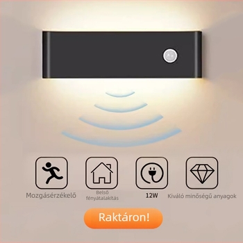 Szállodai folyosó szenzoros falikar, alumínium, modern minimalist stílus, LED