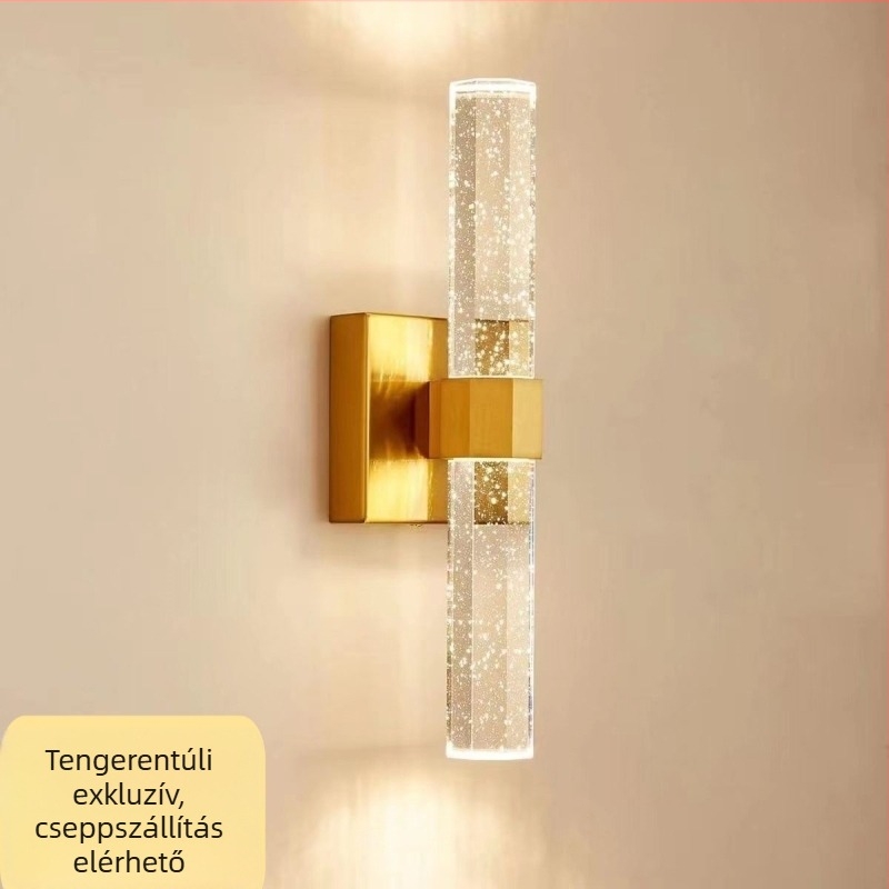 Kristály falikar, modern elegáns minimalista stílus, nappali, hálószoba, dolgozószoba, közlekedő és hotelfolyosó számára