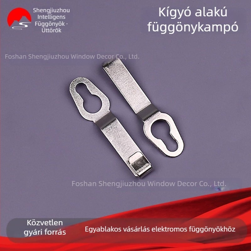 Elektromos függöny kígyó pályával és farokkampóval – nyitás-zárás alkatrész