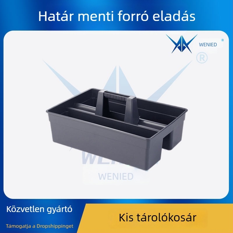 Hordozható autóápolási eszköztároló kosár és szerszámos doboz, többfunkciós tároló