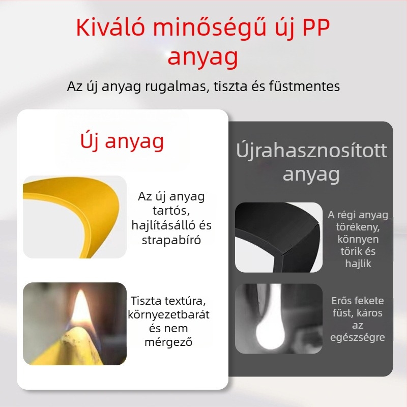 Autóba szerelhető műanyag szerszámtartó doboz csúszózárral, kis méret, PP anyag, vízálló és porálló