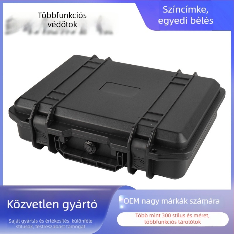 PP műanyag szerszámkészlet és tápegységvédelmi doboz, multifunkcionális hardver kiegészítő tok