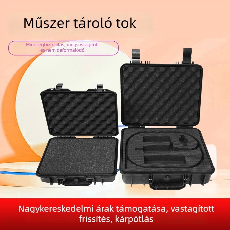 PP műanyag szerszámkészlet és tápegységvédelmi doboz, multifunkcionális hardver kiegészítő tok