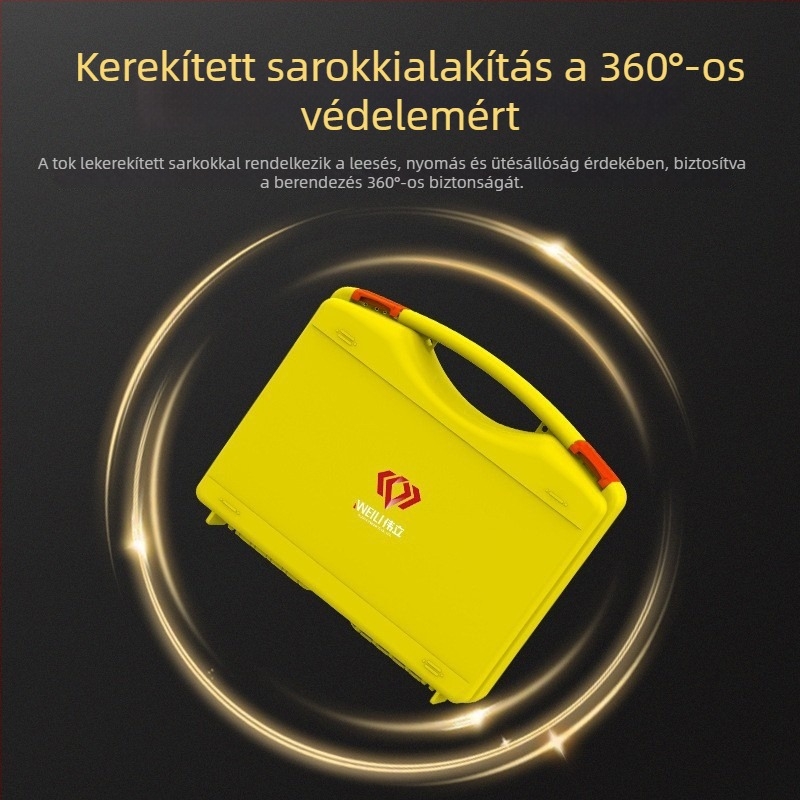 Személyre szabott műanyag repülőgép-hordozható szerszemtároló doboz karbantartási rekesszel és elektromos, többfunkciós eszköztároló