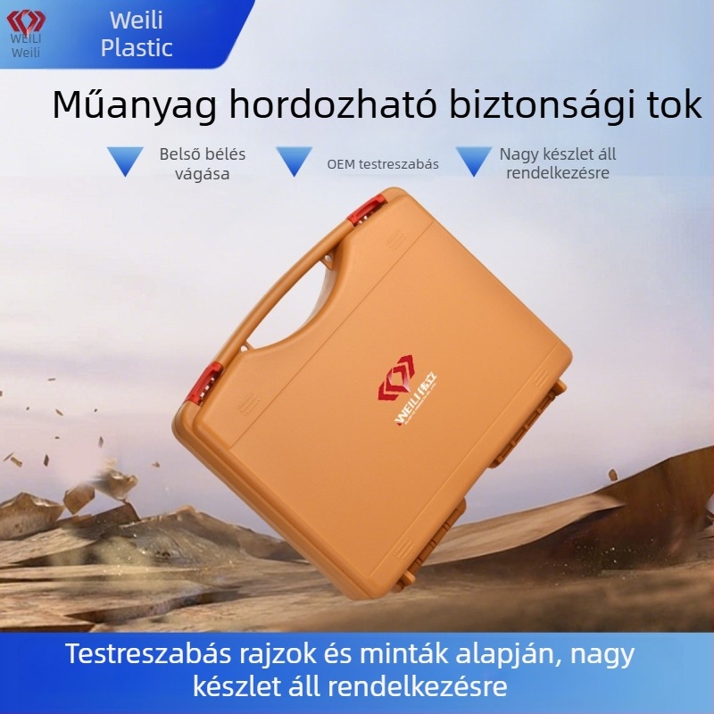 Személyre szabott műanyag repülőgép-hordozható szerszemtároló doboz karbantartási rekesszel és elektromos, többfunkciós eszköztároló
