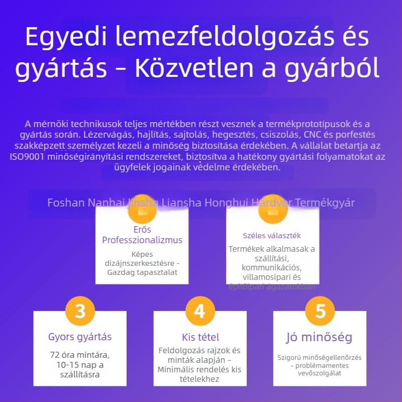 Vastított vasból készült sík L-formájú szögvas, 90°, lemez támogatás, nagy méretű