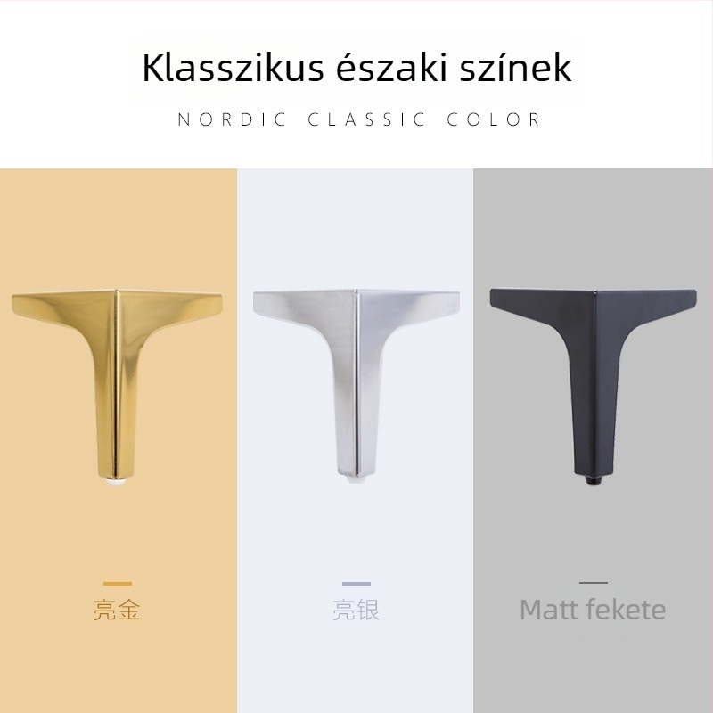 Fém bútorszárak kanapéhoz, szekrényhez, dohányzóasztalhoz, TV-állványhoz és éjjeli szekrényhez – minimalist design, hideg-hengerelt acél