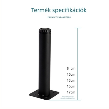 Északi stílusú fémből készült bútorlábak, állítható középső láb dohányzóasztalokhoz, szekrényekhez és kanapékhoz