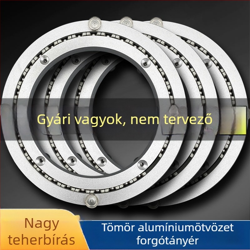 Néma forgólemez alumíniumötvözetből, bútorokhoz és étkezőasztalokhoz, átmérő 8-40 hüvelyk