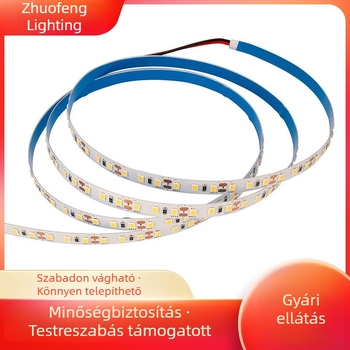 24V 2835 LED szalag, öntapadós, beltéri, rezgésmentes, lineáris mennyezeti LED szalag, rugalmas
