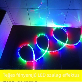 LED-szalag 5050, 60–120 LED-ek, 220V, nem vízálló, mennyezetre és nappaliba