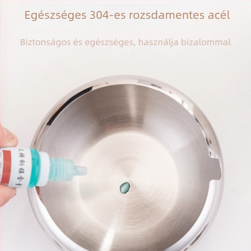 304 rozsdamentes acélból készült kerek fűszertartó készlet kávés üveggel, átlátszó cukorüveggel, só- és bors tartókkal a konyhába